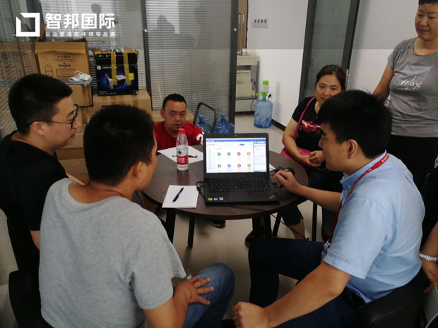 北京霹西自动化技术有限公司智邦国际ERP系统实施现场