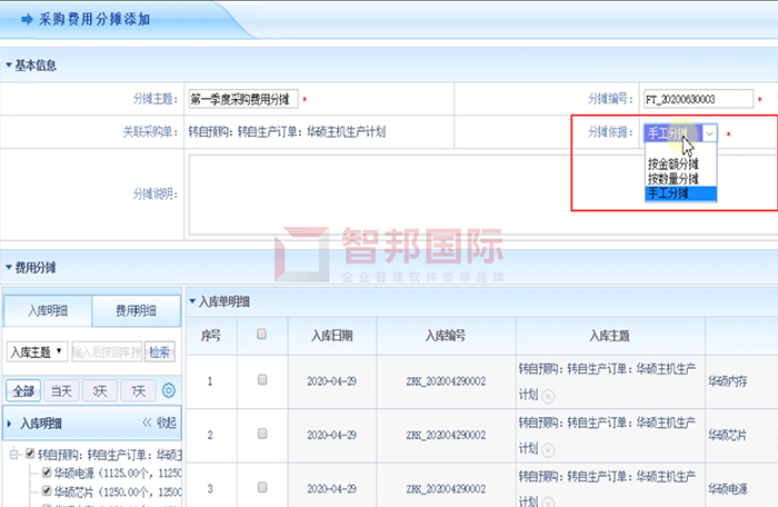 欧瀚汽车配件签约智邦国际进销存系统，实现采购费用分摊智能化